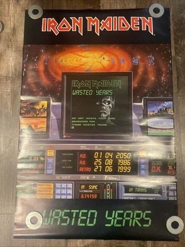 Raro poster iron maiden - raro,
