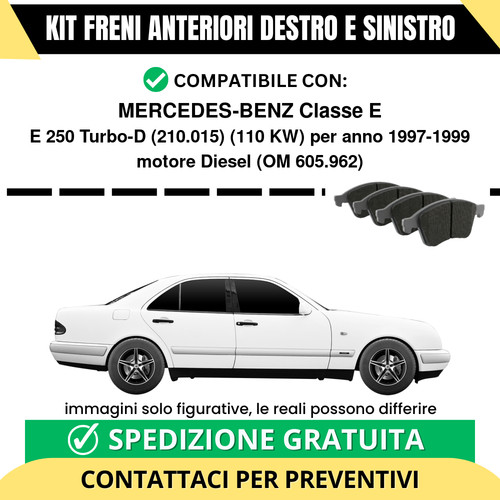 Pastiglie freno anteriori - pastiglie,