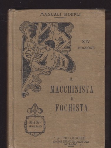 Manuale hoepli macchinista - hoepli,