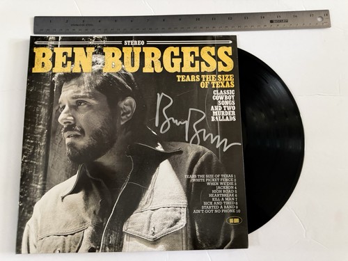 Autographed signed ben burgess - ben,