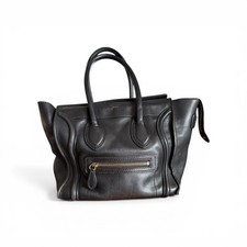 CELINE Leather Tote Luggage