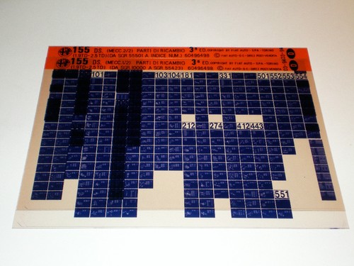 Microfiche catalogo ricambi - microfiche,