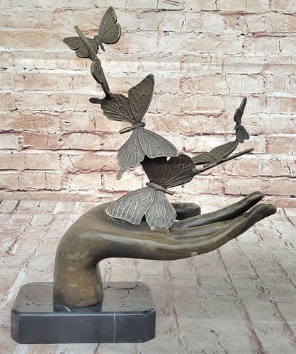 Scultura arte bronzo - , 12''