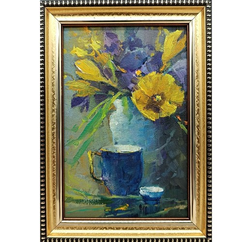 Pansy flowers quadro olio - pansy,