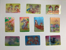 Formaggino mio figurine magiche Animate cip e ciop disney nestle prismatiche