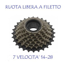 Ruota libera pignone bici 7