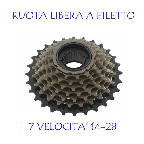 Ruota libera pignone bici - , 7