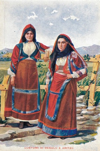 Nuoro costumi desulo - nuoro, e