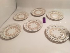 Piatti-Dishes Ceramica-SCHWARZENHAMMER-Germany-Dessert-Dolci-Torta-Tortiera-Pz.6