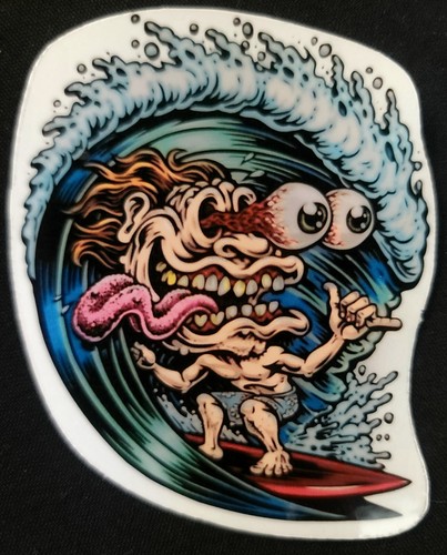 Adesivo rat fink - fink, "surf
