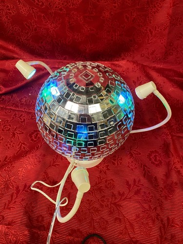 Luce sfera glitterata - a,