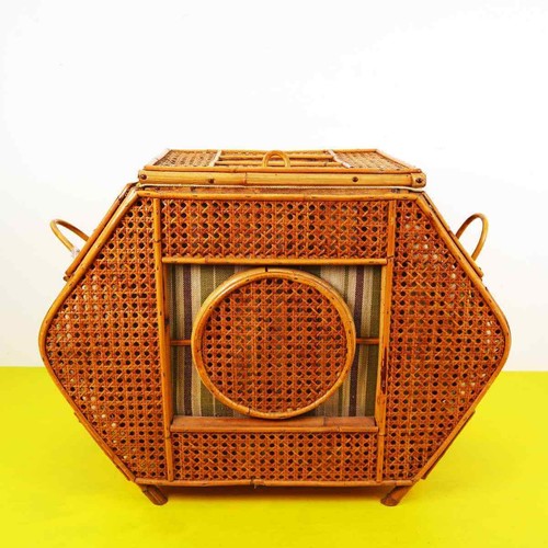 Grande cesto vimini vintage - grande,