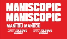 kit MANISCOPIC MANITOU MTV 1330 SL TURBO DECAL STICKERS ALTA QUAITà