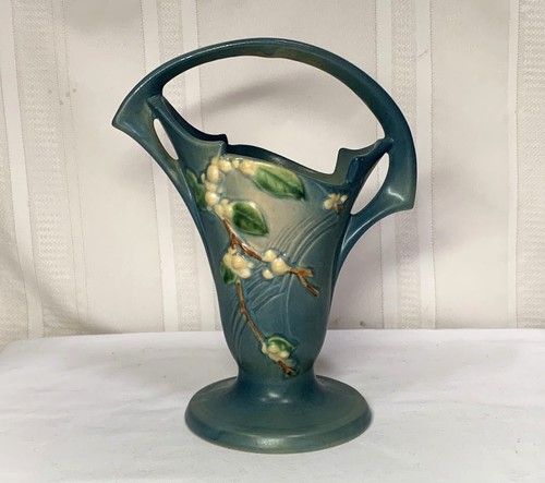 Roseville pottery snowberry - roseville, pottery,