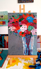 Huile sur carton entoilé 2023