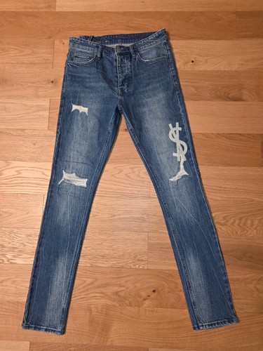 Jeans uomo ksubi blu stampa - uomo,