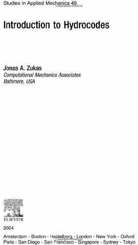 Introduction hydrocodes - introduction,