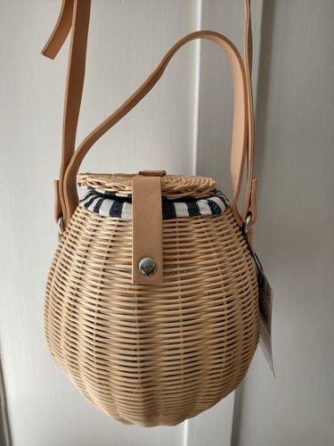 Borsa borsetta cestino rattan
