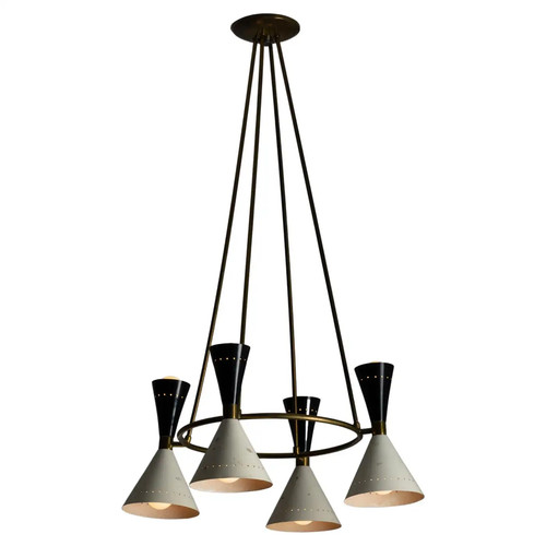 Metà secolo stile lampadario - metà,