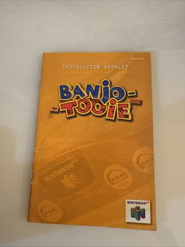Banjo tooie manual only - banjo-tooie,