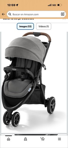 Graco gray black single - gray,