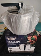 Pentola a pressione bavaria Inox 5 / 7 litri acciaio inox induzione e gas