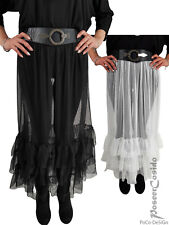 LAGENLOOK sottogonna mesh nero