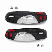 Sidi toe sliders nero cromo - toe,