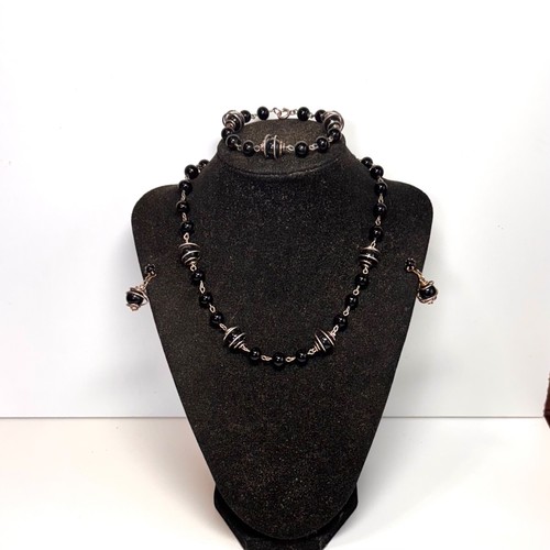 Collana bracciale orecchini - bracciale,
