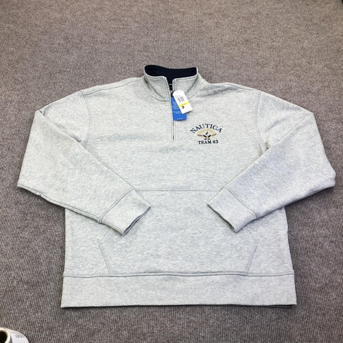 Felpa nautica uomo grigio - felpa,