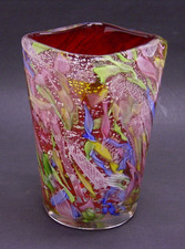 VASO IN VETRO MULTICOLORE