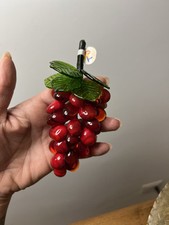 5 Grappoli d'uva in vetro di