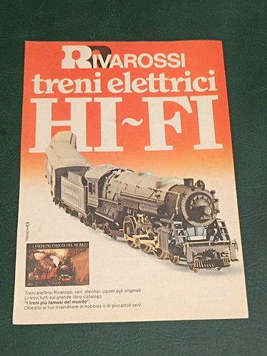 Pubblicità rivarossi treni - pubblicità,
