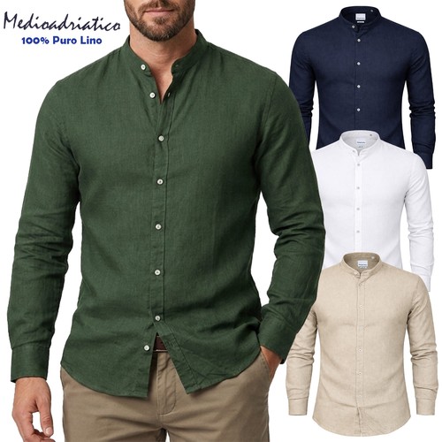 Camicia uomo manica lunga - , 100%