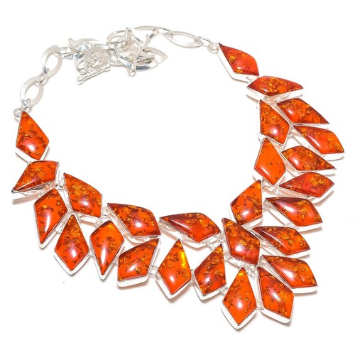 Collana con pietre - , preziose