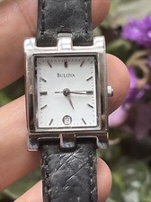 Orologio donna Bulova A0 fondello acciaio quadrante bianco stile tabk