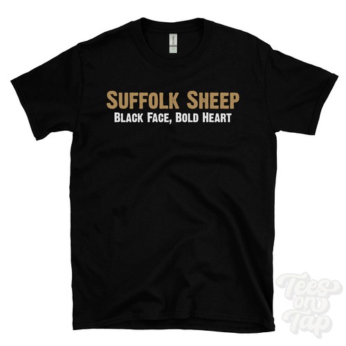Maglietta suffolk sheep - suffolk, black
