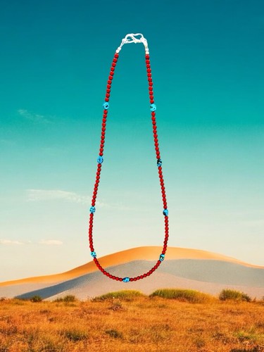 Collana turchese oro corallo - , e