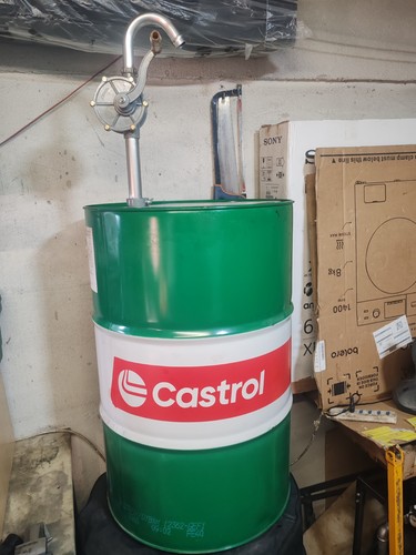 Fusto barile castrol 200l con - barile,