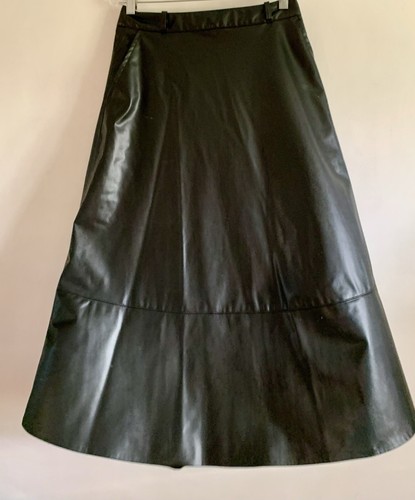 Gonna midi circolare zara nera - zara,