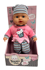 Bambola Parlante Bambolotto Piangente Chiama Mamma Papa' Ride Piange Bambolotto