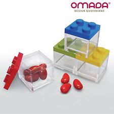 Bomboniera Battesimo, Comunione, Cresima, forma Mattoncino (48 pz.) Omada Design