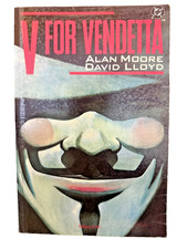 V FOR VENDETTA Moore-Lloyd sketch/dedica 1° ed.volume Milano Libri 1994 OTTIMO*