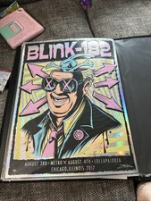 Poster Blink 182 8/3-4/2017