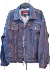 Giacca jeans uomo zip fubu - giacca,