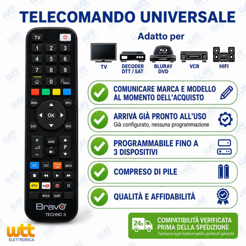 Telecomando per bravo - telecomando,