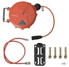 Avvolgitubo arrotolatore per aria compressa Rosso  tubo  Officina Garage