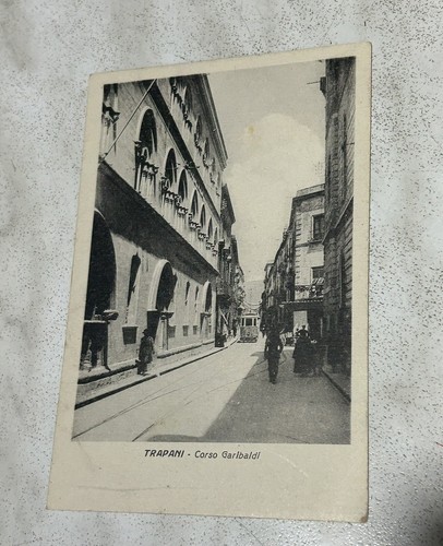 Cartolina trapani corso - cartolina,