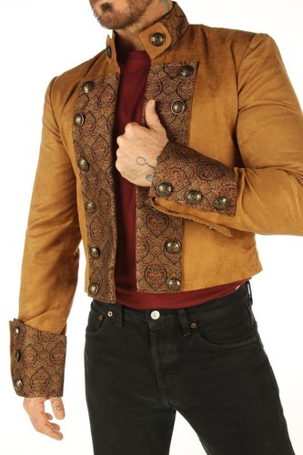 Giacca uomo militare gotica