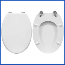 Sedile tavoletta copri vaso per wc water copriwater in legno Universale bianco